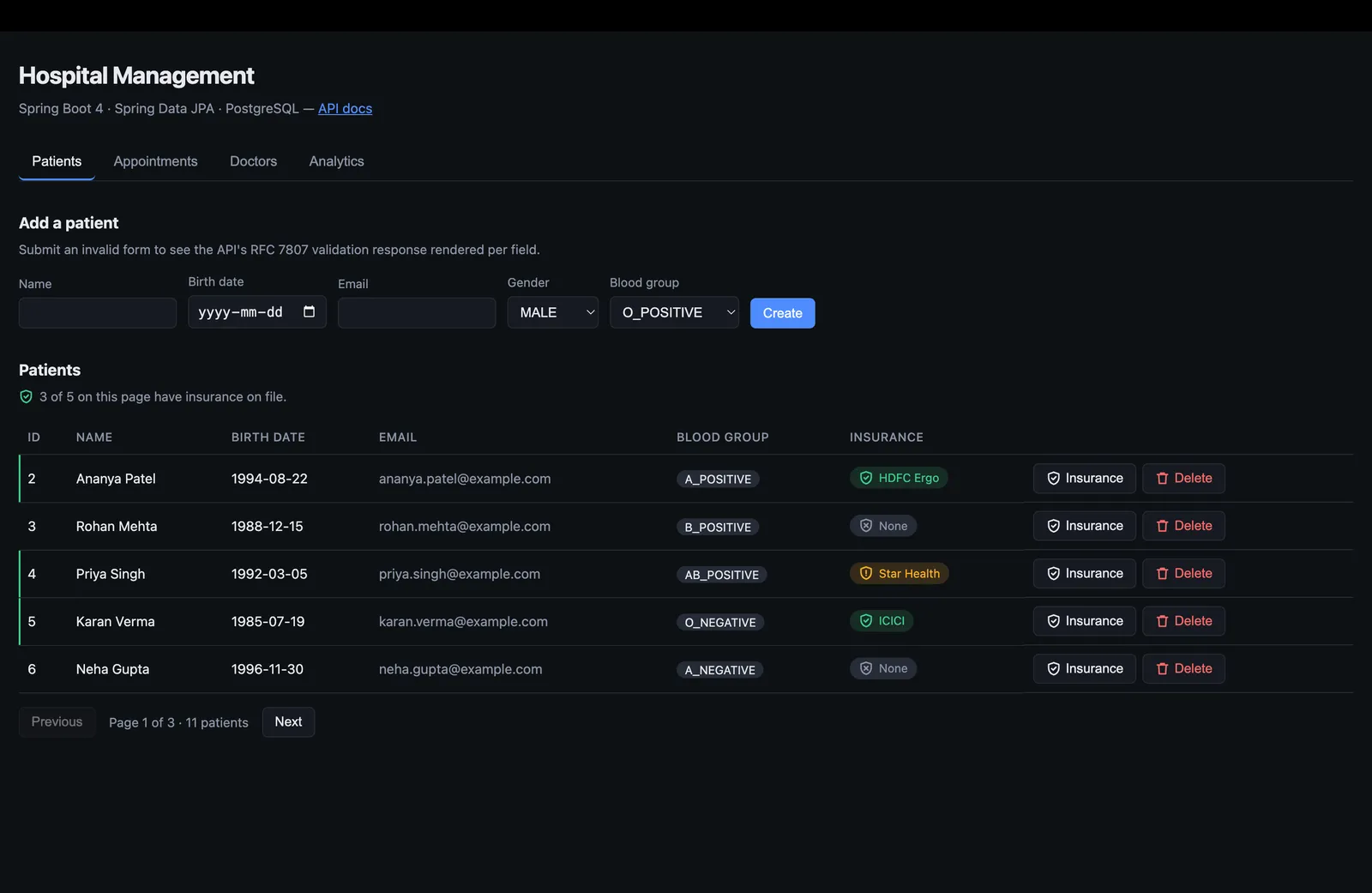 Hospital Management screenshot 1 of 5