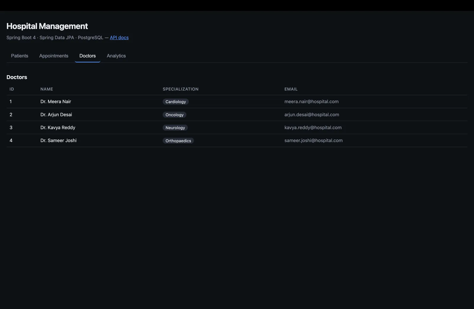 Hospital Management screenshot 3 of 5